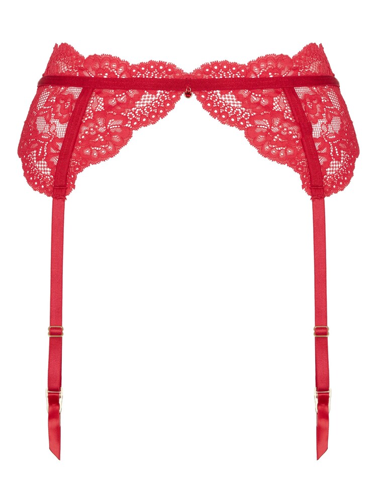 Ann Summers Red Sexy Lace Planet Suspender Belt - Image 5 of 5