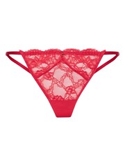 Ann Summers Red Sexy Lace Planet String Knickers - Image 5 of 5
