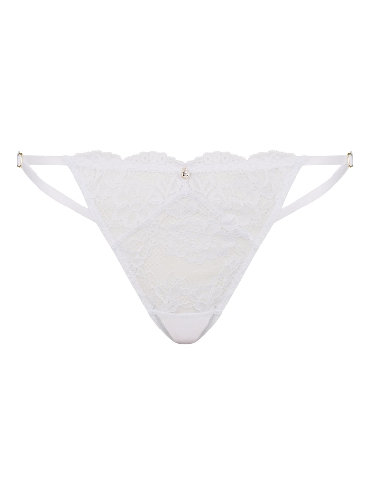 Ann Summers White Sexy Lace Planet String Knickers - Image 5 of 5