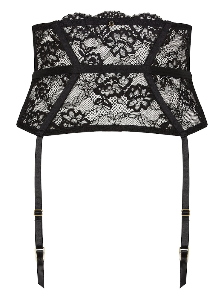 Ann Summers Black Sexy Lace Planet Waspie - Image 5 of 5