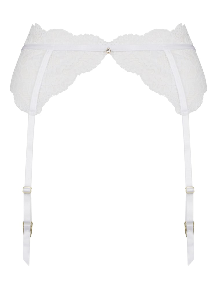 Ann Summers White Sexy Lace Planet Suspender Belt - Image 6 of 6