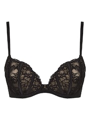Ann Summers Black Sexy Lace Non Pad Plunge Bra - Image 5 of 5
