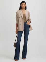 Paige Ancient Blue High Rise Flared Jeans - Image 3 of 5