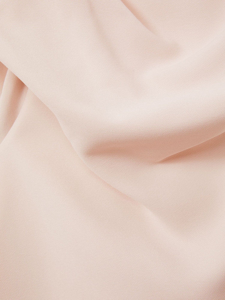 Reiss Pink Shauna 9-13 yrs High-Neck Drape Back Dress - Image 3 of 3