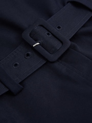 Reiss Navy Lois Strapless Belted Wide Leg Jumpsuit - Image 7 of 7