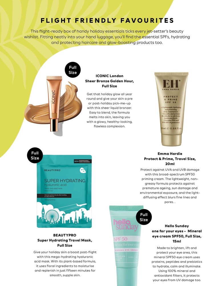 Flight Friendly Favourites Beauty Box (Worth Over £84) - Image 2 of 3