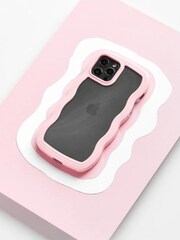 Coconut Lane Lilac Purple/Pink Curvy iPhone 13 Airpods Case and Phone Strap - Image 2 of 4
