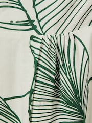 Reiss White/Green Lexi Floral Sketch Halter Neck Maxi Dress - Image 5 of 5