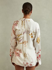 Reiss Ivory Faye Relaxed Floral Print Shirt - Image 4 of 5