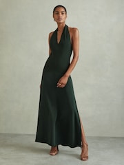 Зеленый - Вязаные платья Reiss Rene Hybrid - Изображение 1 из 5