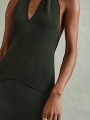 Зеленый - Вязаные платья Reiss Rene Hybrid - Изображение 3 из 5