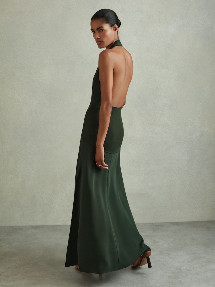 reiss rene hybrid midi dress Buy Reiss Navy Rene Hybrid Knit Midi Dress from Next USA