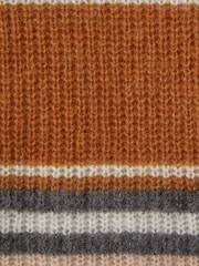 Reiss Pink Miri 3-9 yrs Colourblock Striped Jumper - Image 4 of 4
