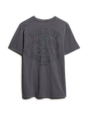 Superdry Charcoal 100% Cotton Retro Rocker Graphic T-Shirt - Image 4 of 6