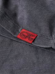 Superdry Charcoal 100% Cotton Retro Rocker Graphic T-Shirt - Image 5 of 6