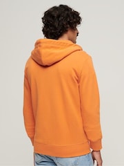 Superdry Orange Chrome Essential Logo Zip-Up Hoodie - Image 3 of 6