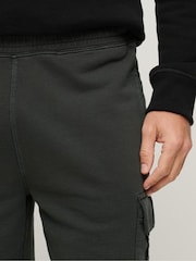 Superdry Black 100% Cotton Contrast Stitch Cargo Shorts - Image 4 of 6
