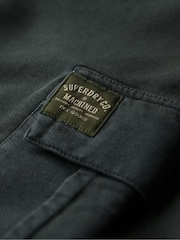 Superdry Black 100% Cotton Contrast Stitch Cargo Shorts - Image 5 of 6