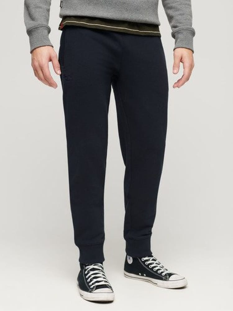 Superdry Blue Essential Logo Joggers - Image 1 of 6