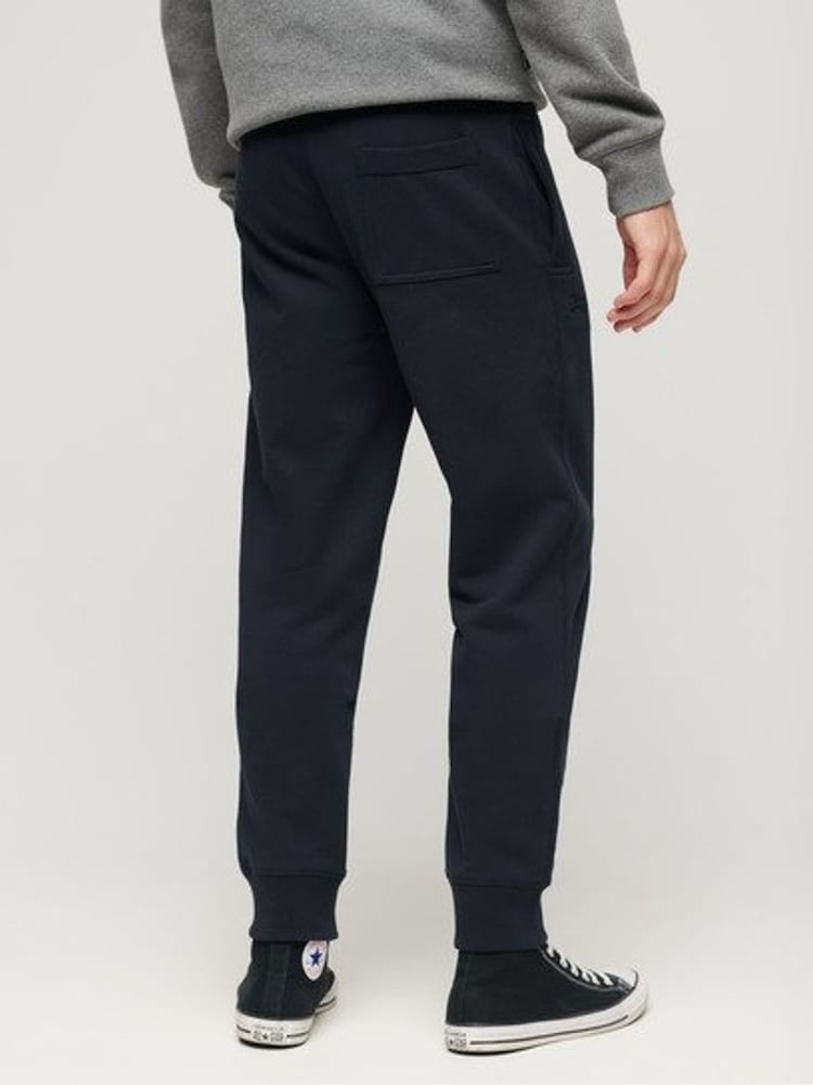 Superdry Blue Essential Logo Joggers - Image 2 of 6