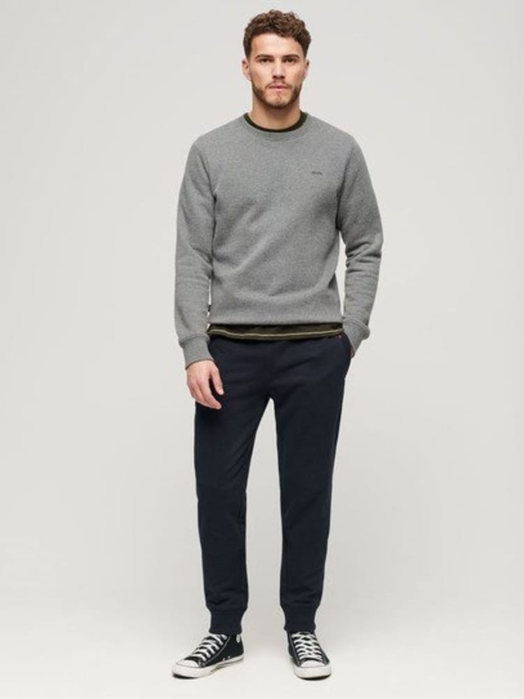 Superdry Blue Essential Logo Joggers - Image 3 of 6