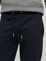 Superdry Blue Essential Logo Joggers - Image 4 of 6