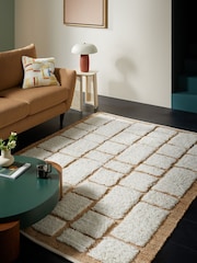 MADE.COM Natural Erma Wool Berber and Jute Rug - Image 1 of 4