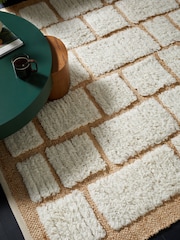 MADE.COM Natural Erma Wool Berber and Jute Rug - Image 2 of 4
