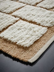MADE.COM Natural Erma Wool Berber and Jute Rug - Image 3 of 4