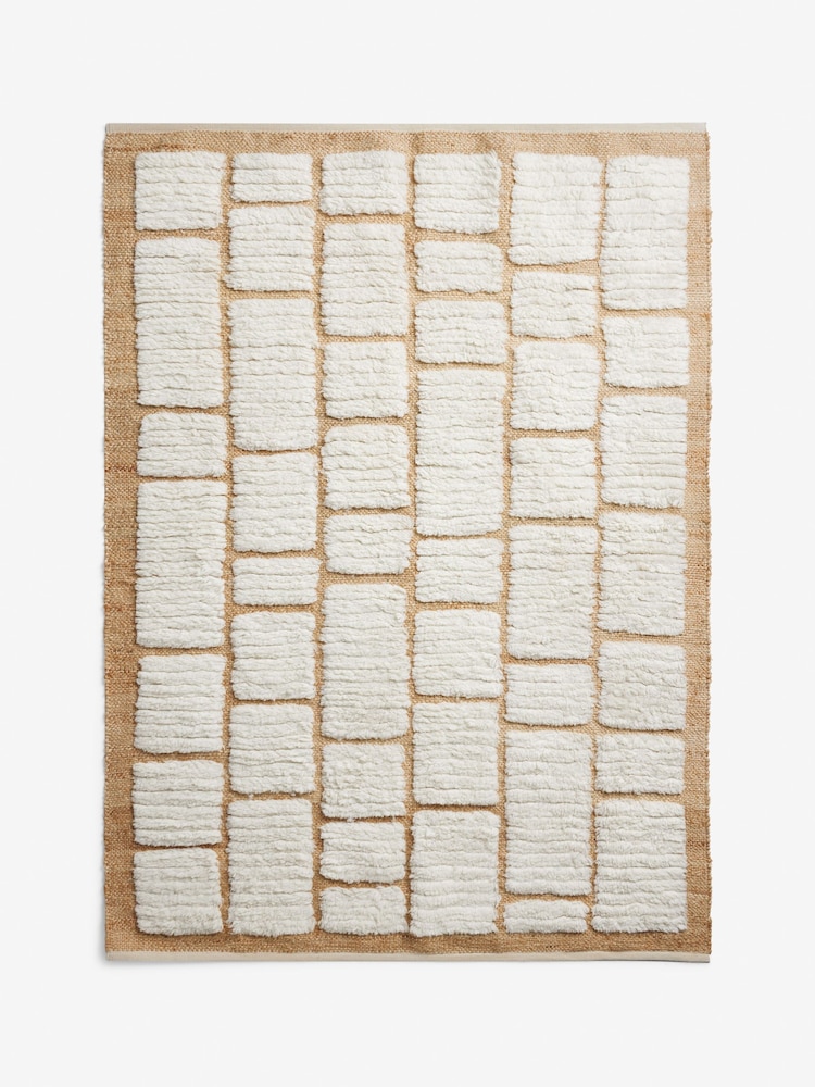 MADE.COM Natural Erma Wool Berber and Jute Rug - Image 4 of 4
