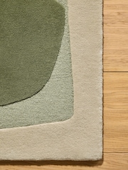 MADE.COM Green Kinney Wool Rug - Image 3 of 5
