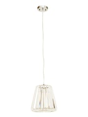 Interiors by Premier Silver Kensington Townhouse Pendant Light - Image 4 of 4
