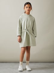 Vestido con capucha y logo de algodón Jade de Reiss - Imagen 1 de 4