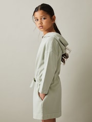 Vestido con capucha y logo de algodón Jade de Reiss - Imagen 3 de 4