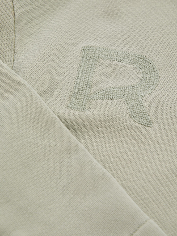 Vestido con capucha y logo de algodón Jade de Reiss - Imagen 4 de 4