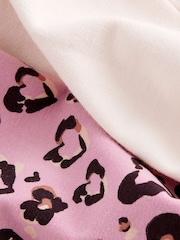 Ecru/Pink Sequin Butterfly 100% Cotton Hoodie and Leggings Set (3-16yrs) - Image 8 of 8