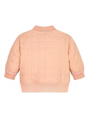Calvin Klein Pink Quilted Bomber Jacket - Image 2 of 2