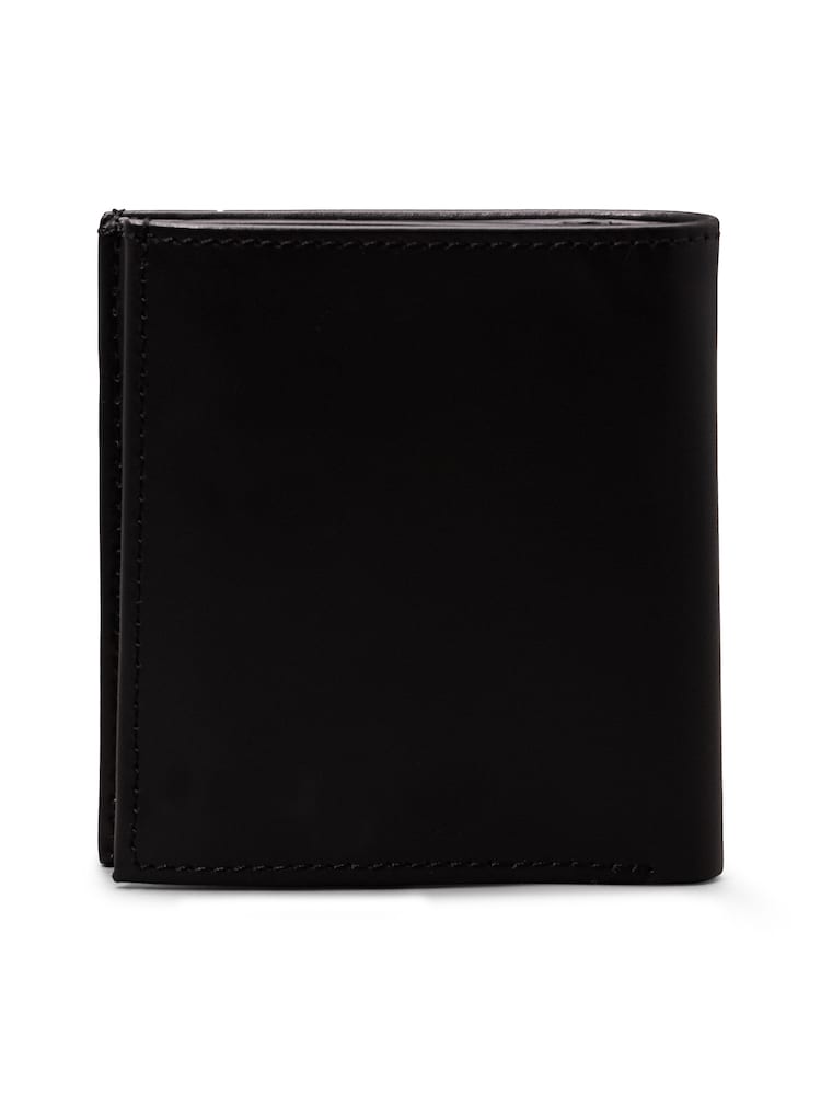 Calvin Klein Black Smooth Trifold Wallet - Image 2 of 4 Calvin Klein Black Smooth Trifold Wallet - Image 2 of 4