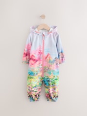 Pink Scene Waterproof Hooded Puddlesuit (3mths-7yrs) - Image 5 of 8