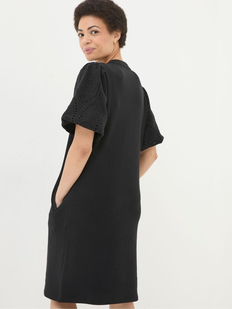 FatFace Black Enya Jersey Dress - Image 2 of 5