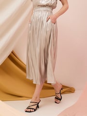 FatFace Silver Briar Midi Skirt - Image 1 of 6
