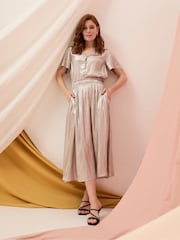 FatFace Silver Briar Midi Skirt - Image 4 of 6