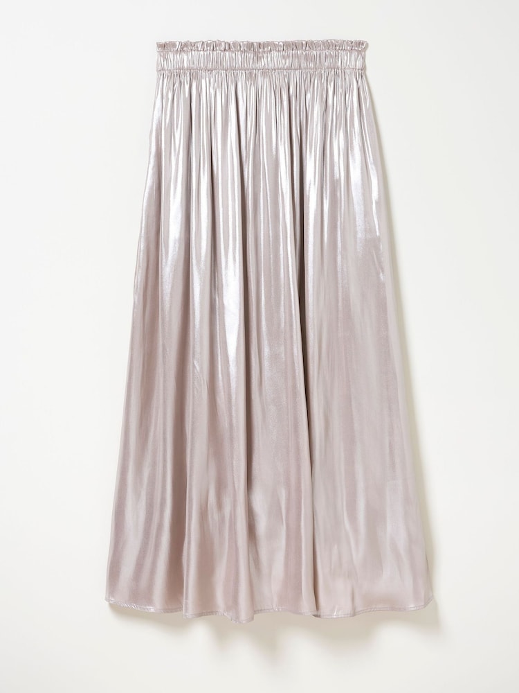 FatFace Silver Briar Midi Skirt - Image 6 of 6