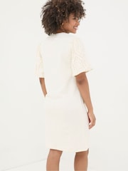 FatFace White Enya Jersey Dress - Image 2 of 5