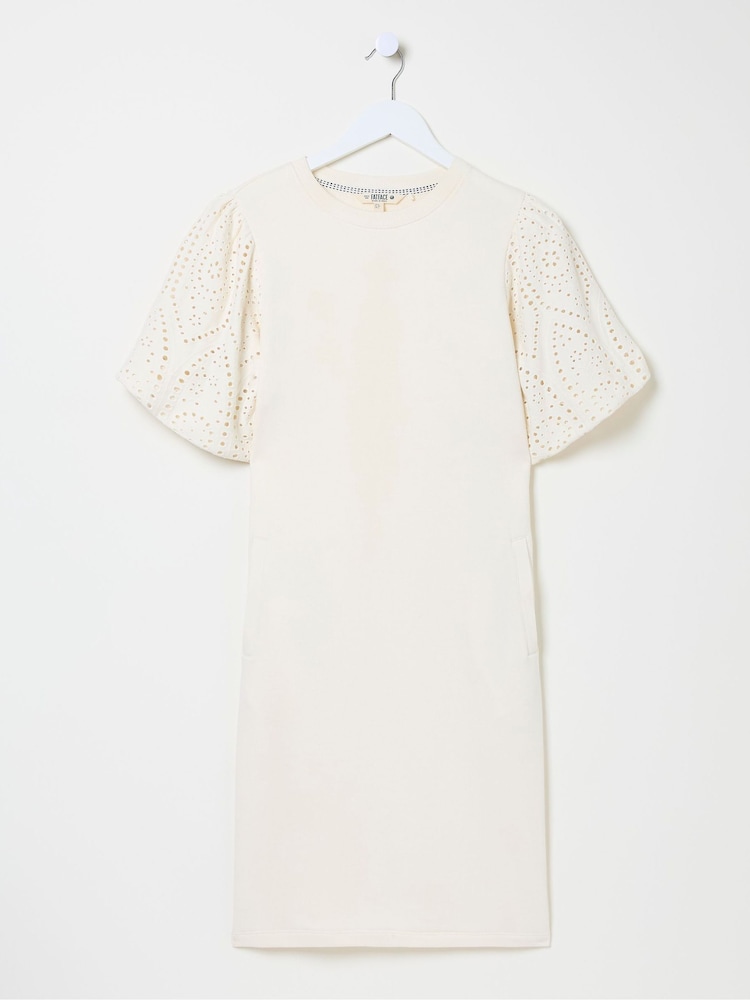 FatFace White Enya Jersey Dress - Image 5 of 5 FatFace White Enya Jersey Dress - Image 5 of 5