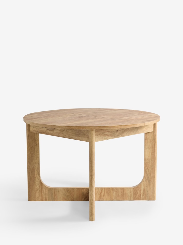 Natural Arches 4 to 6 Seater Round Extending Dining Table - Image 1 of 4