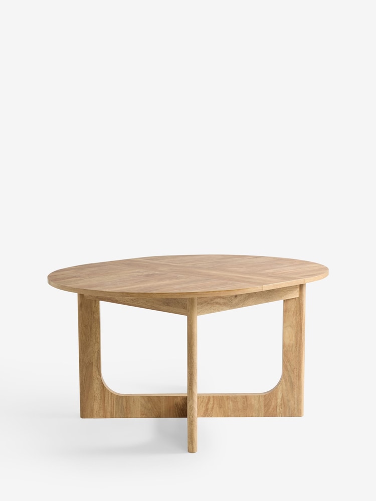 Natural Arches 4 to 6 Seater Round Extending Dining Table - Image 2 of 4