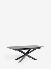 Grey Astoria Ceramic 6 to 8 Seater Extending Dining Table - Image 8 of 10