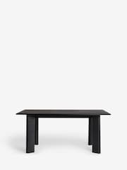 Black Oti 6 Seater Dining Table - Image 5 of 7