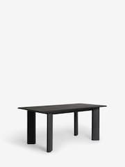 Black Oti 6 Seater Dining Table - Image 6 of 7
